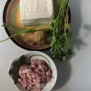 Make Meat and tofu step 0