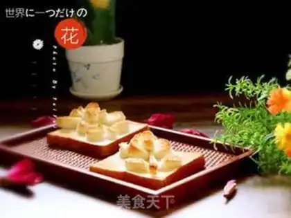 Make Toast flower step 9