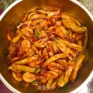 Make Spicy shrimp step 6