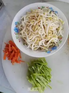 Make Elbow, green bean sprouts step 6