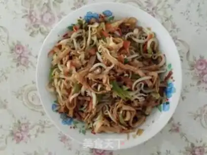 Make Elbow, green bean sprouts step 12
