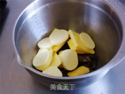 Make Cheese brownie step 1