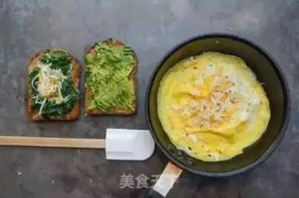 Make Cream spinach sandwich step 3