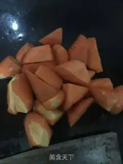 Make Carrot lamb chops step 1