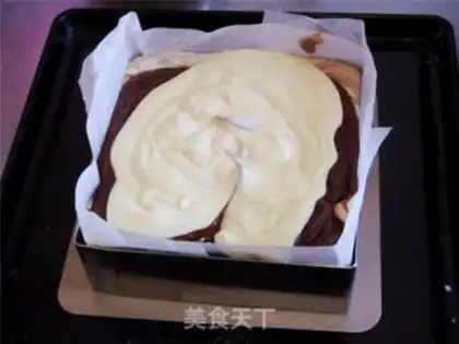 Make Cheese brownie step 14