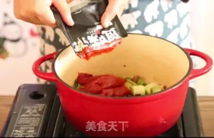 Make Tomato beef pan step 7