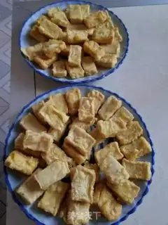 Make Soy sauce tofu step 1