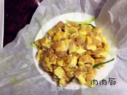 Make Salted chicken crumbs step 3