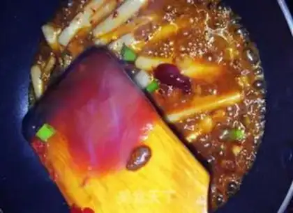 Make Bean petal pastry step 4