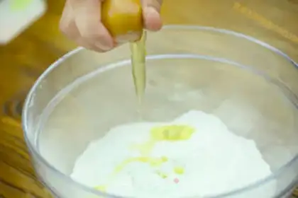 Make Almond waffles step 1