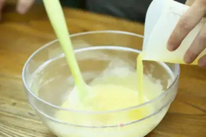 Make Almond waffles step 4