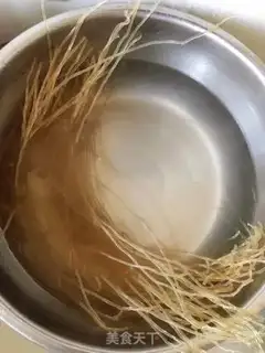 Make A sour fan with white meat step 2