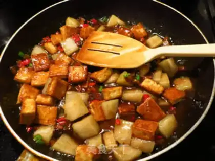 Make Red wine for melon tofu step 7