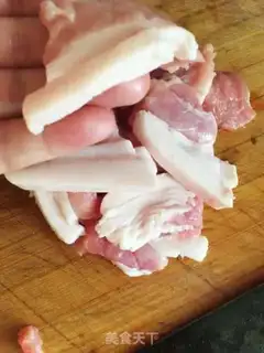 Make A sour fan with white meat step 4