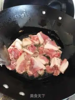 Make A sour fan with white meat step 5