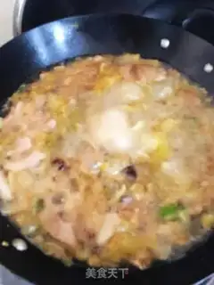 Make A sour fan with white meat step 10