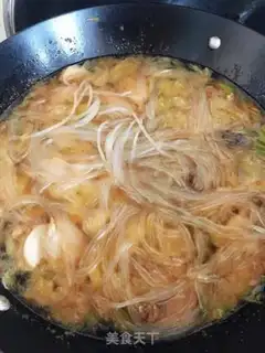 Make A sour fan with white meat step 11