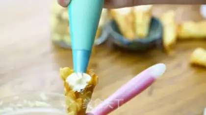 Make Almond waffles step 14