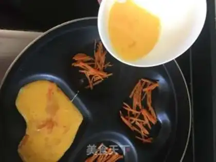 Make Carrots and eggcakes step 3
