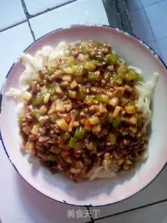 Make Pepper potato mushroom saloon noodles step 6