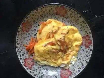 Make Carrots and eggcakes step 5