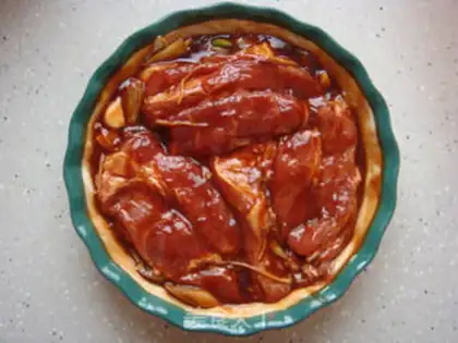 Make Honey sauce and roast meat step 2