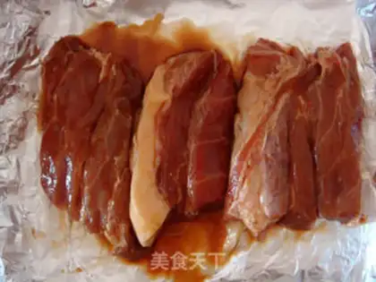 Make Honey sauce and roast meat step 4