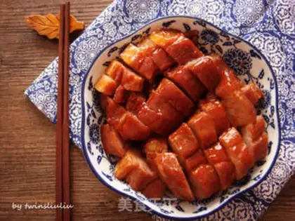 Make Honey sauce and roast meat step 8
