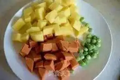 Make Spicy egg tofu step 2