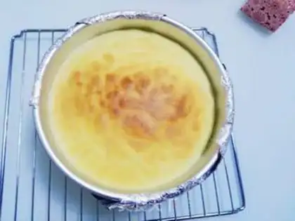 Make Strawberry yogurt cake step 11