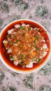 Make Spicy egg tofu step 5