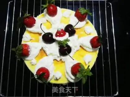 Make Strawberry yogurt cake step 14