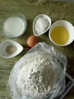 Make Blueberry cream buns step 0