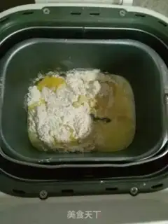 Make Blueberry cream buns step 1