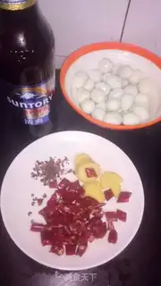 Make Beer quail eggs step 1