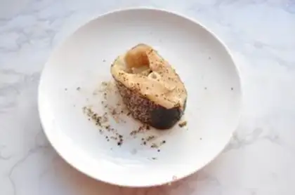 Make Vanilla roast fish step 1