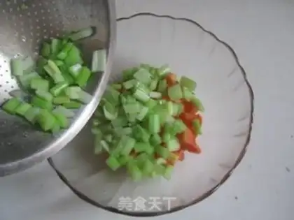 Make Carrot celery with peanuts step 5
