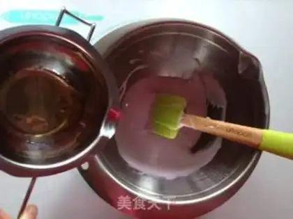 Make Blueberry yogurt mousse cake step 5