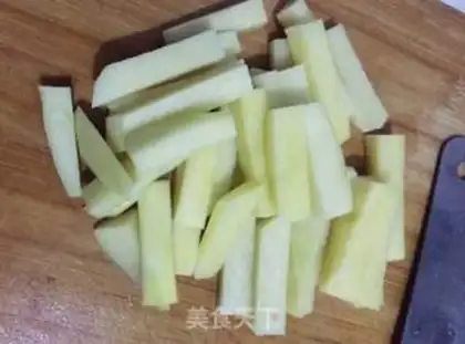 Make Frozen potatoes step 1