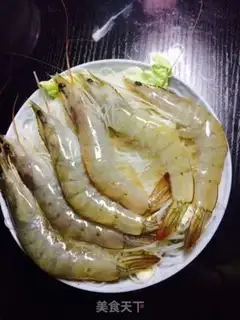 Make Garlic fan shrimp step 4