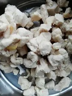 Make Seafood chicken step 1