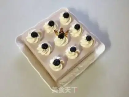 Make Blueberry yogurt mousse cake step 10