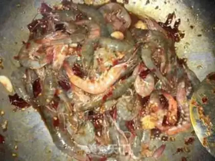 Make Spicy shrimp step 3