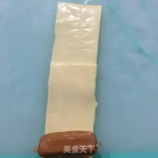 Make Cheese ham bread step 4