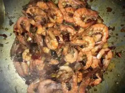 Make Spicy shrimp step 4