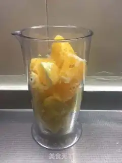 Make Pineapple orange juice step 1