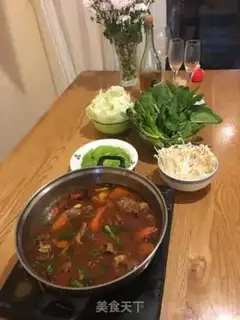 Make Spicy lamb hotpot step 5