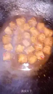 Make Tofu puffed meat step 7