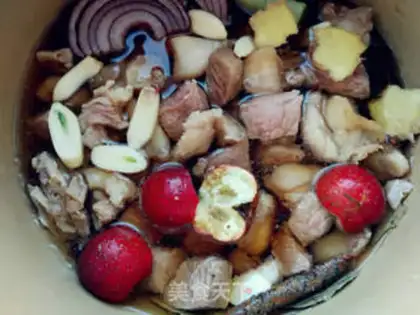 Make A white radish with oxen step 2