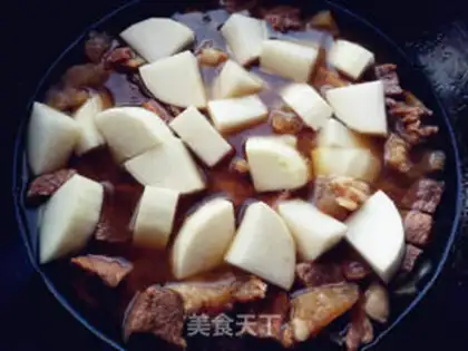 Make A white radish with oxen step 4